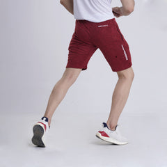 Hybrid Maroon Shorts