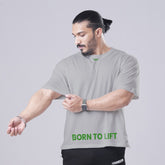 LIFT GRAY OVERSIZED TEE