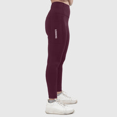 Maroon Pocket Leggings