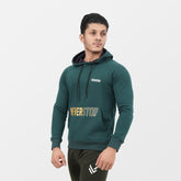 Green NEVER Full Sleeve HOODIE