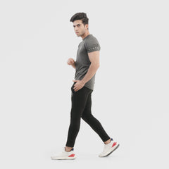 Elegance Grey Half Sleeve Tee