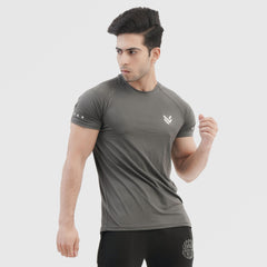 Elegance Grey Half Sleeve Tee