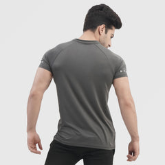 Elegance Grey Half Sleeve Tee
