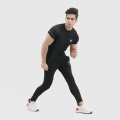 Elegance Black Half Sleeve Tee