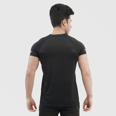 Elegance Black Half Sleeve Tee