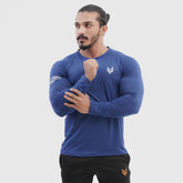Texture BLUE Full Sleeve Tee