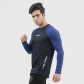 Blue Raglan Full Sleeve Tee
