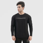 Texture Black Full Sleeve Tee