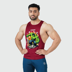 Hulk 2 Maroon Tank Top