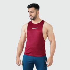 Essential Gym Maroon Tank Top