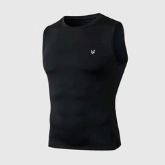 Black Sleeveless Compression Tank