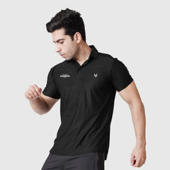 Performance Black Polo Shirt