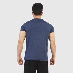 Heather Navy H/S Tee