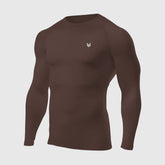 MuscleFit Brown Full Compression Shirt