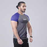 Active Gray Half Sleeve Tee