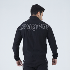 ATHLEISURE BLACK SPORTS JACKET