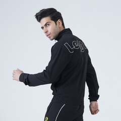 ATHLEISURE BLACK SPORTS JACKET