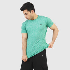 Heather Aqua H/S Tee