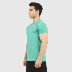 Heather Aqua H/S Tee