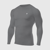 MuscleFit Gray Full Compression Shirt