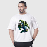 Hulk White Oversized Shirt