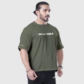 UNSTOPPABLE MOSS OVERSIZE TEE