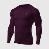 MuscleFit Purple Full Compression Shirt