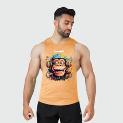 Monkey Orange Tank Top