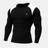ALPHA BLACK/WHITE Full Compression Shirt