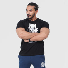 WILD BLACK COMPRESSION TEE