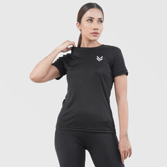 VITAL BLACK HALF SLEEVE