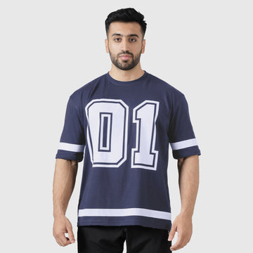 ONE BLUE Oversized Shirt