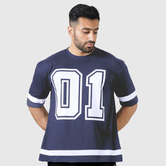 ONE BLUE Oversized Shirt