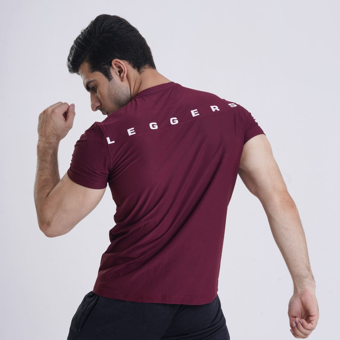 Stellar Maroon Half Sleeve Tee