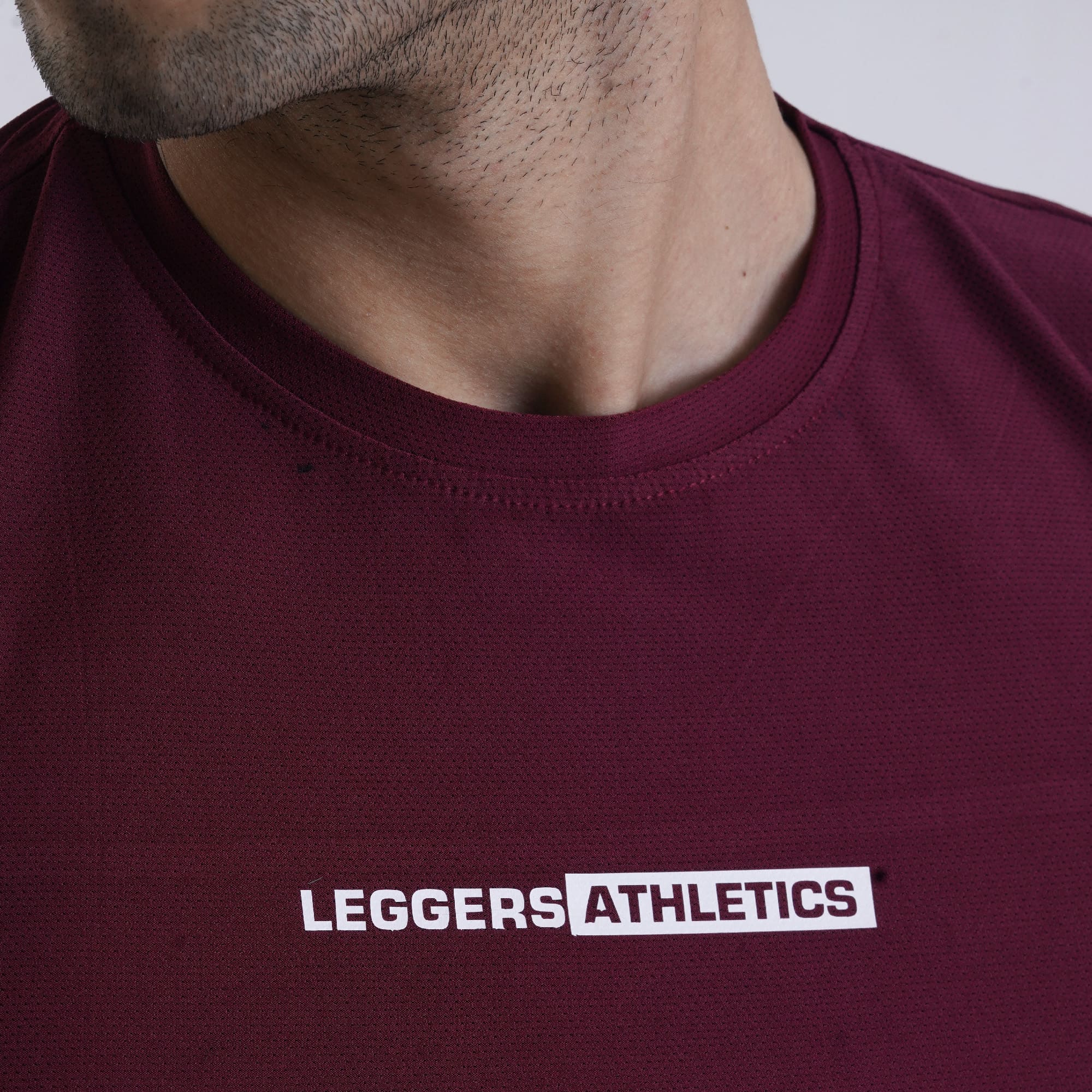 Stellar Maroon Half Sleeve Tee