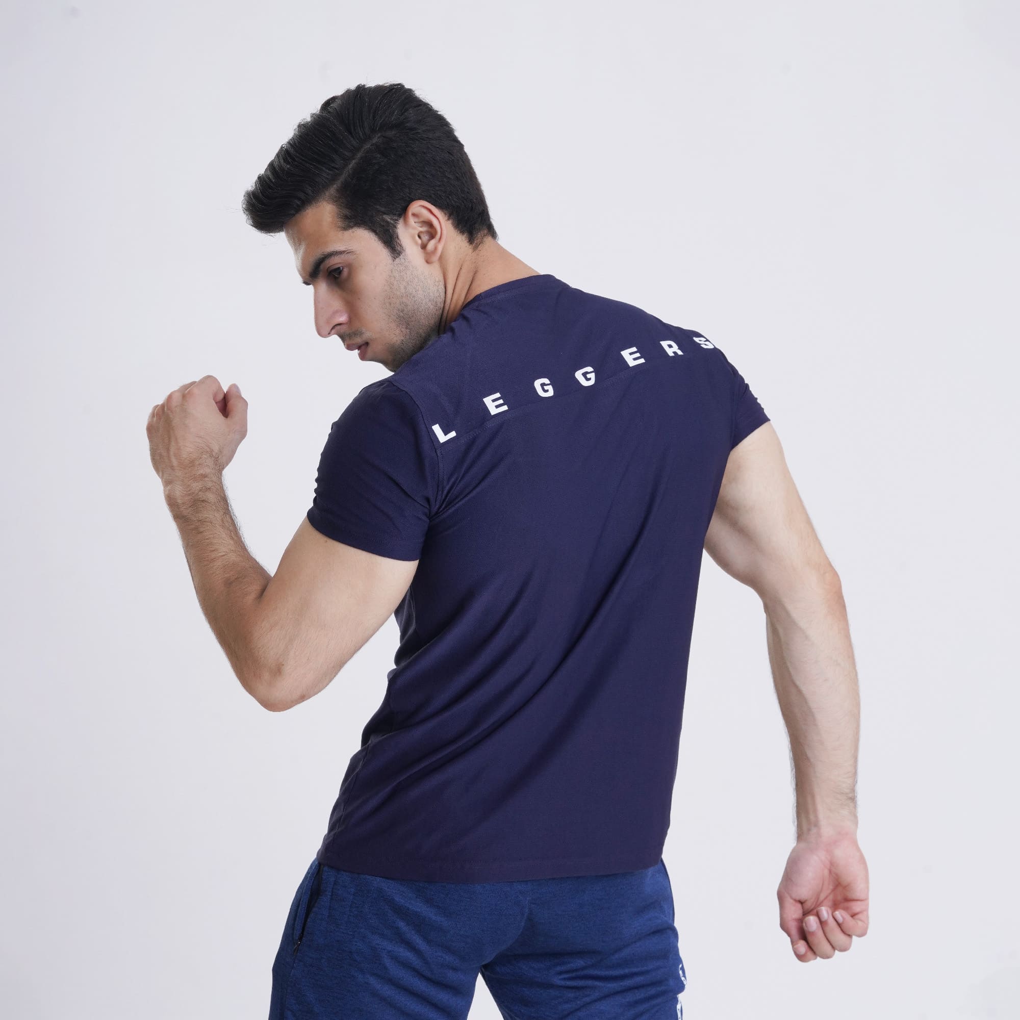 Stellar Navy Half Sleeve Tee