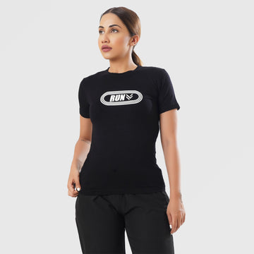 Black Chic Half Sleeve Shirt