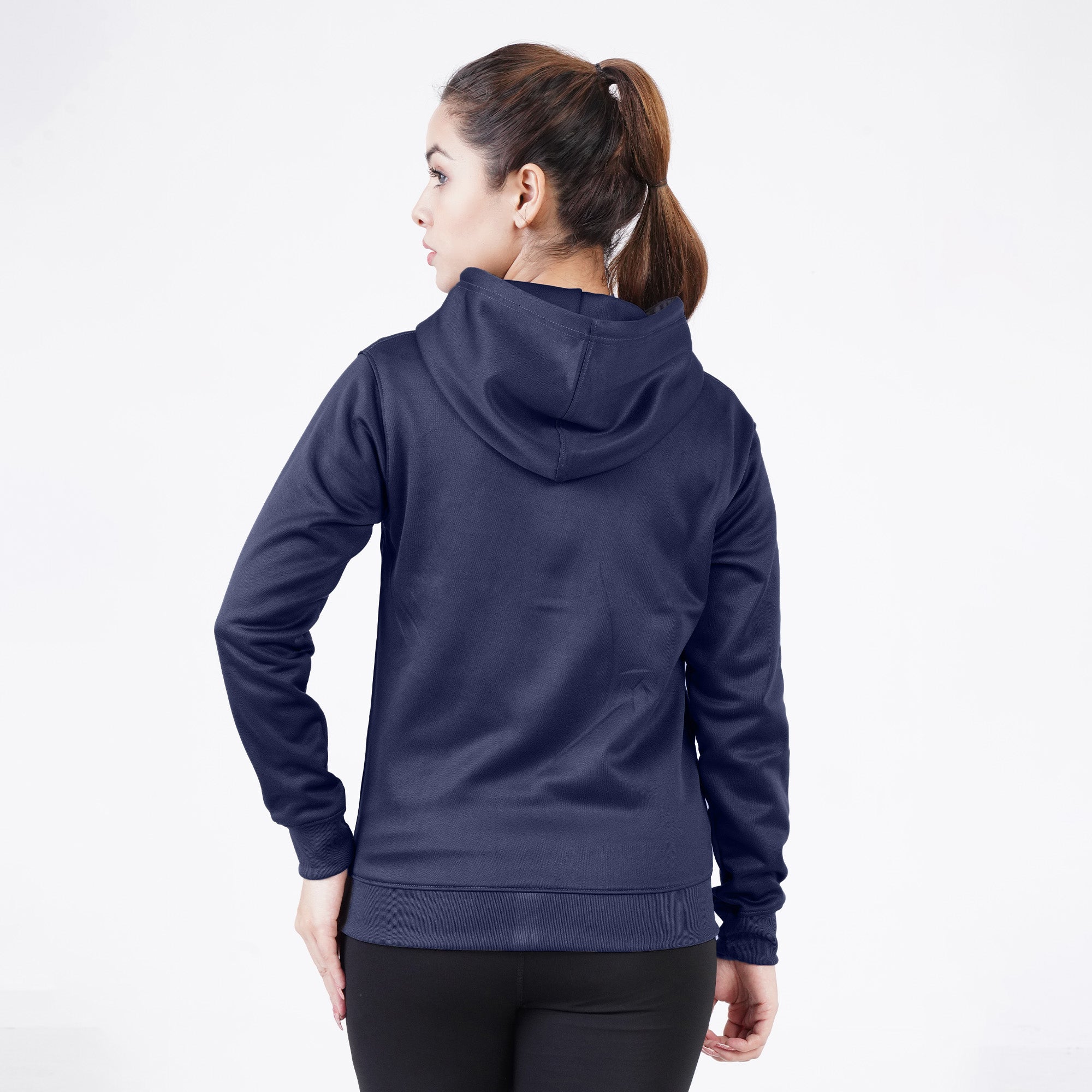 POLY Fleece NAVY WOMEN HOODIE