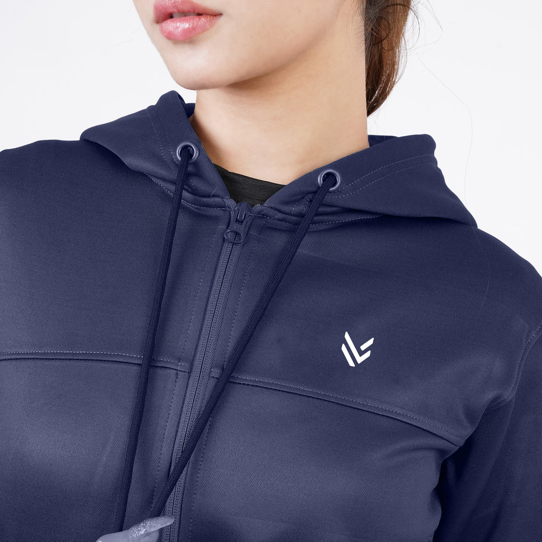POLY Fleece NAVY WOMEN HOODIE