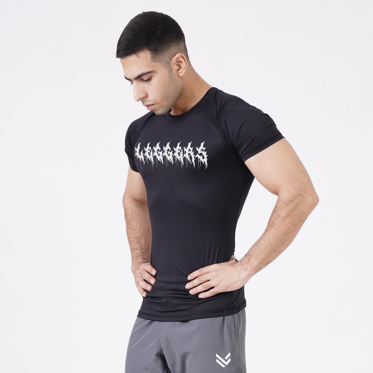 Angelic Black Compression TEE