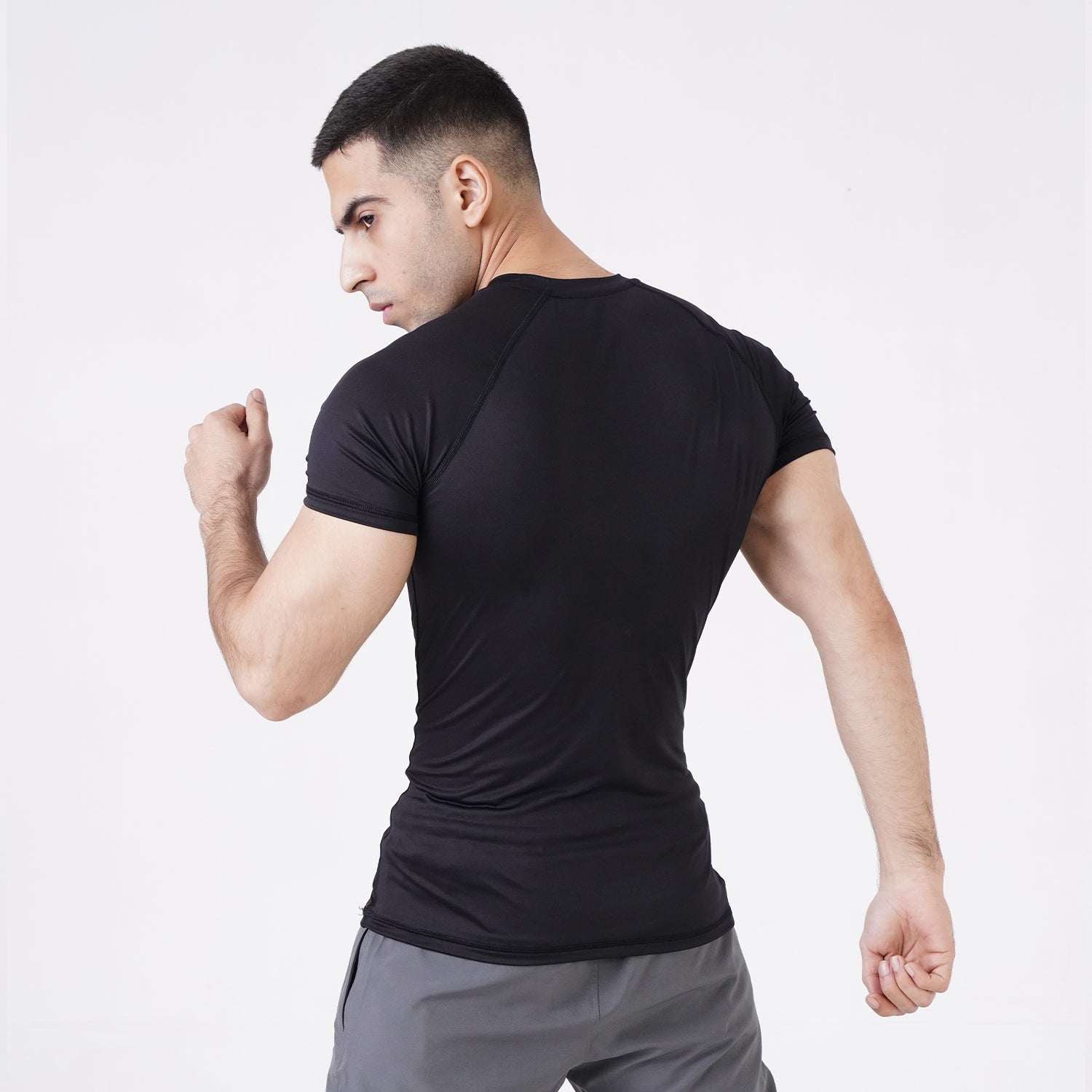 Angelic Black Compression TEE