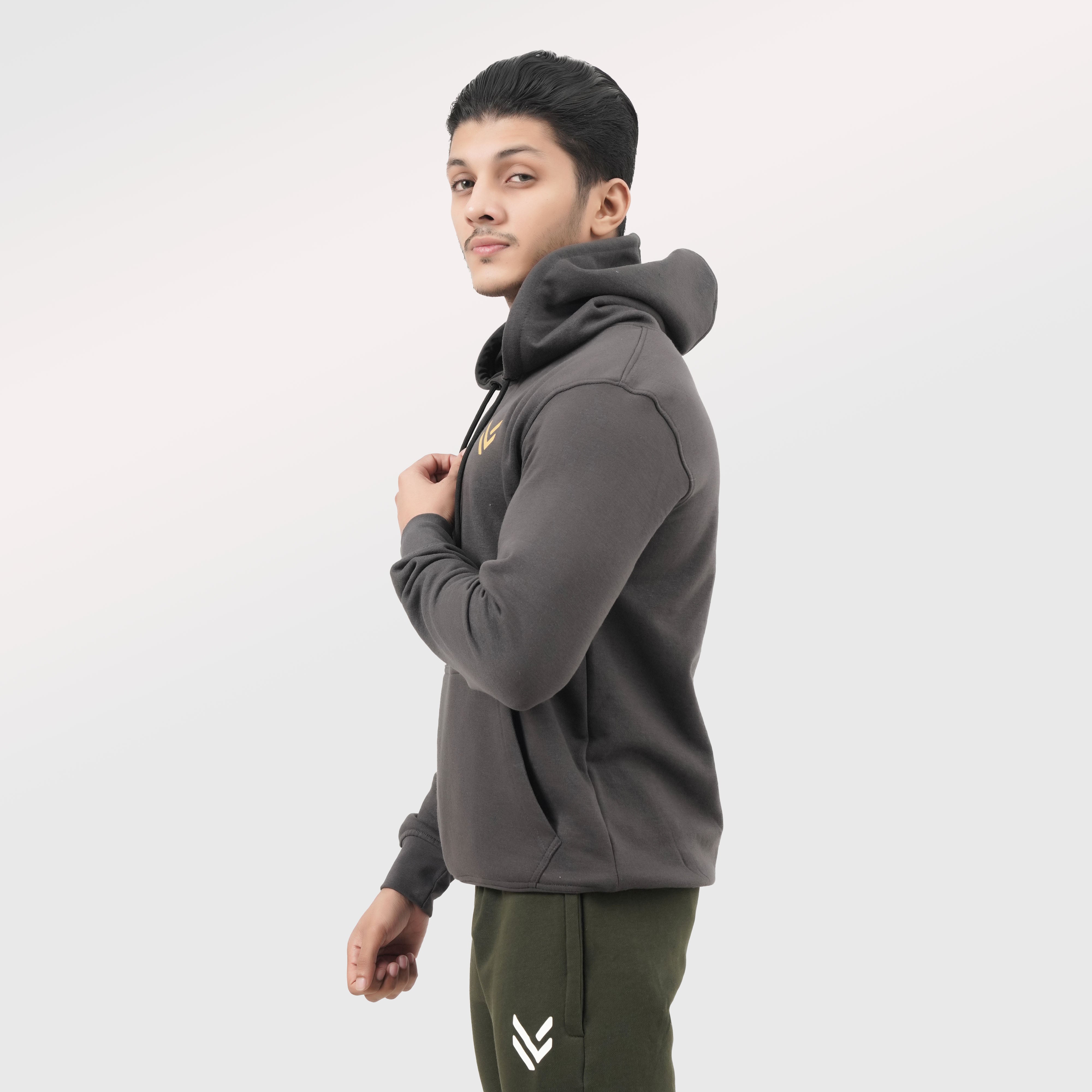 Gray Belief Full Sleeve HOODIE