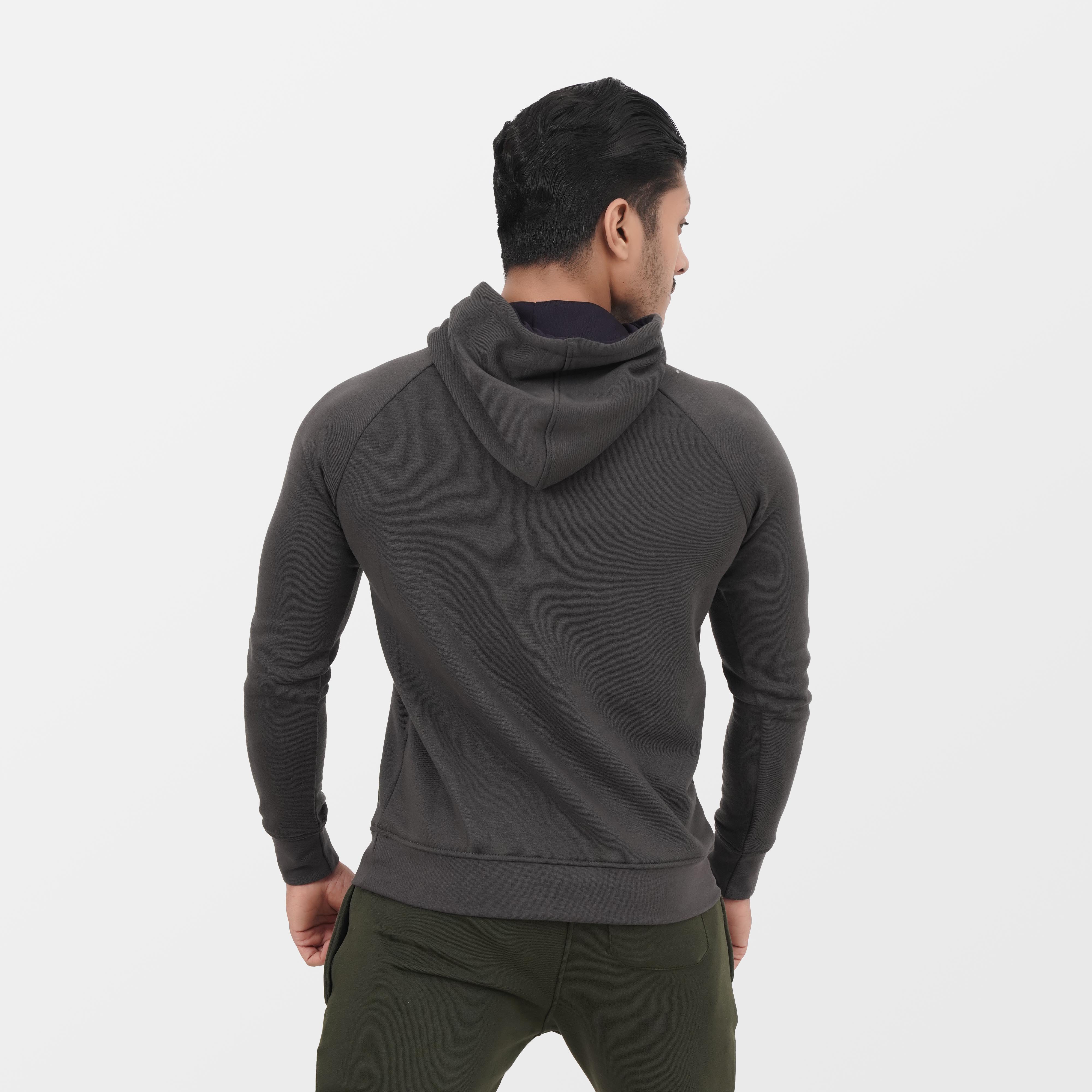 Gray Never Full Sleeve HOODIE