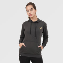 Gray Belief Women HOODIE