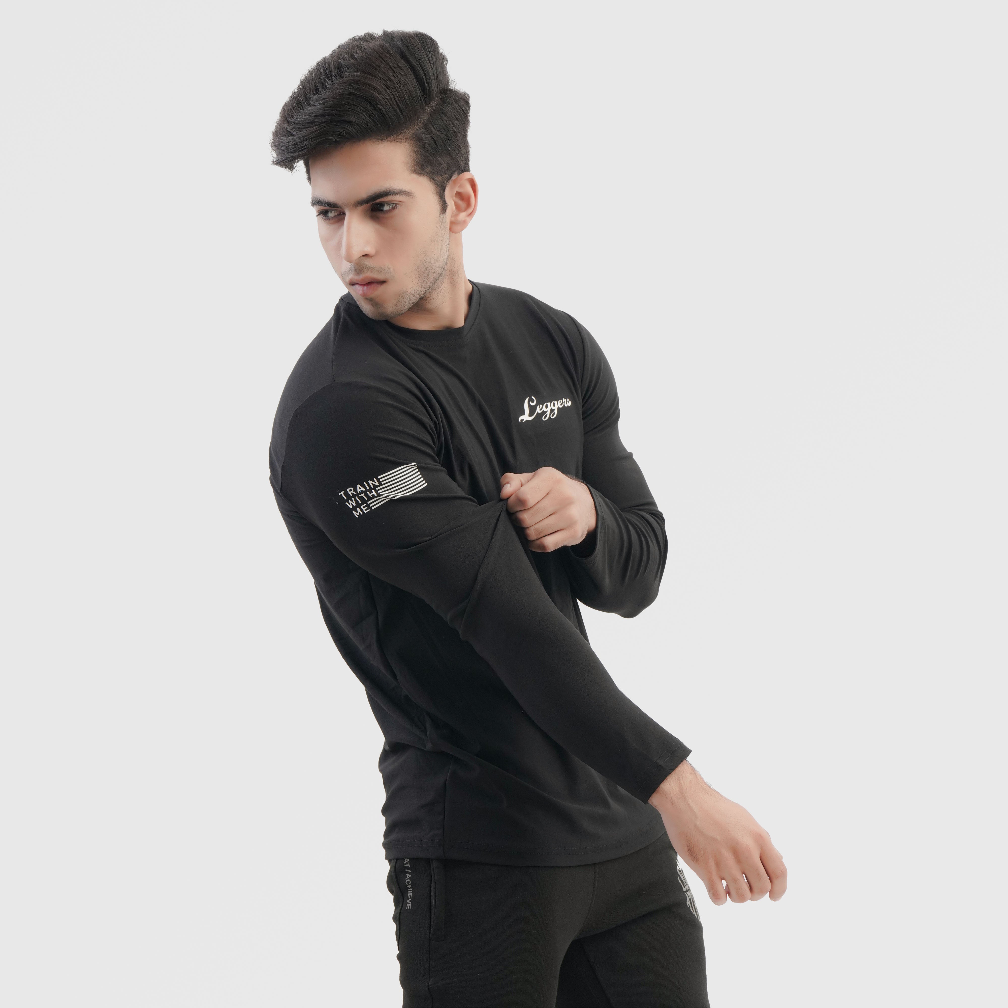 Signature Black Full Sleeve TEE