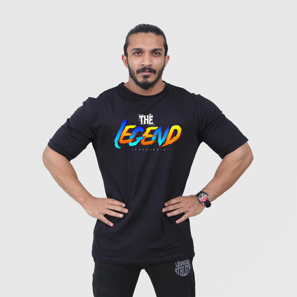 LEGEND Black Oversized Shirt