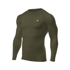 MuscleFit Olive Full Compression Shirt