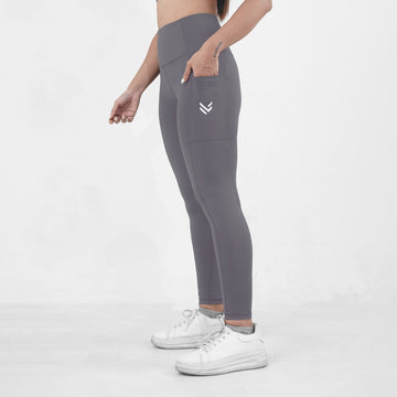 Grey Pocket Leggings