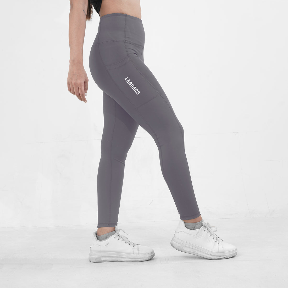 Grey Pocket Leggings