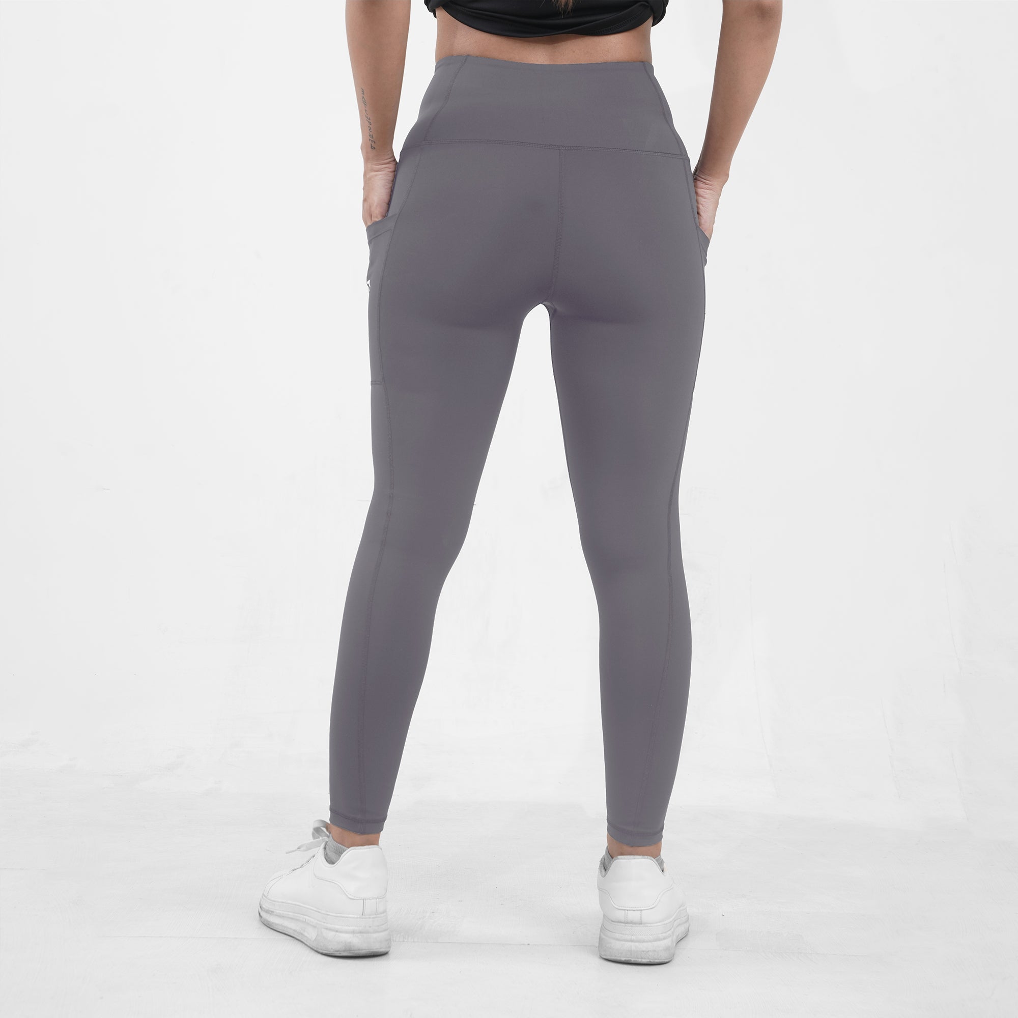 Grey Pocket Leggings